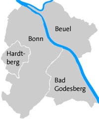 Stadtbezirke von Bonn
