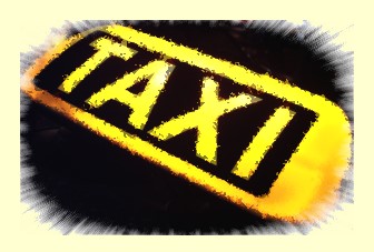 So sieht ein Taxi Dachzeichen aus